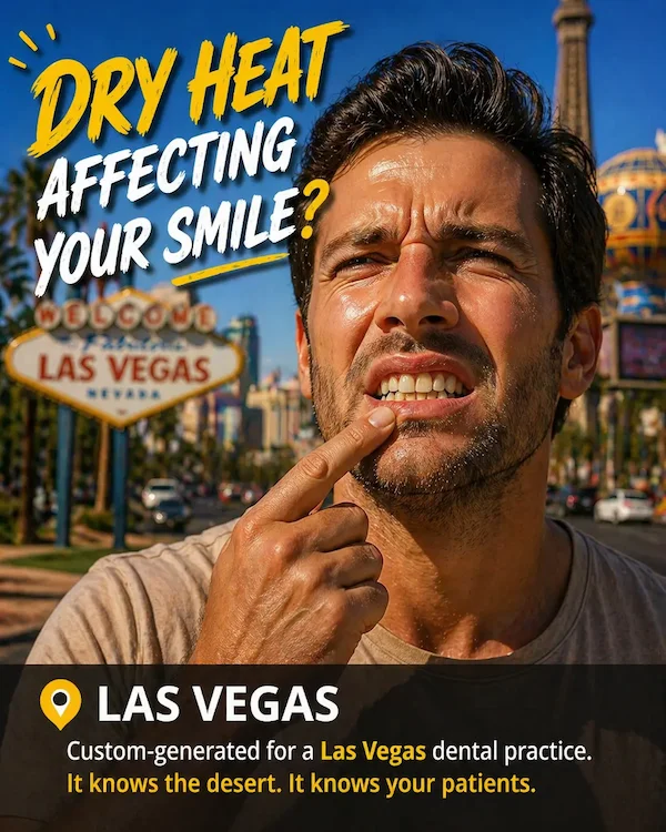 Las Vegas dry heat affecting your smile